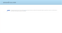 Desktop Screenshot of amundi-ce.com
